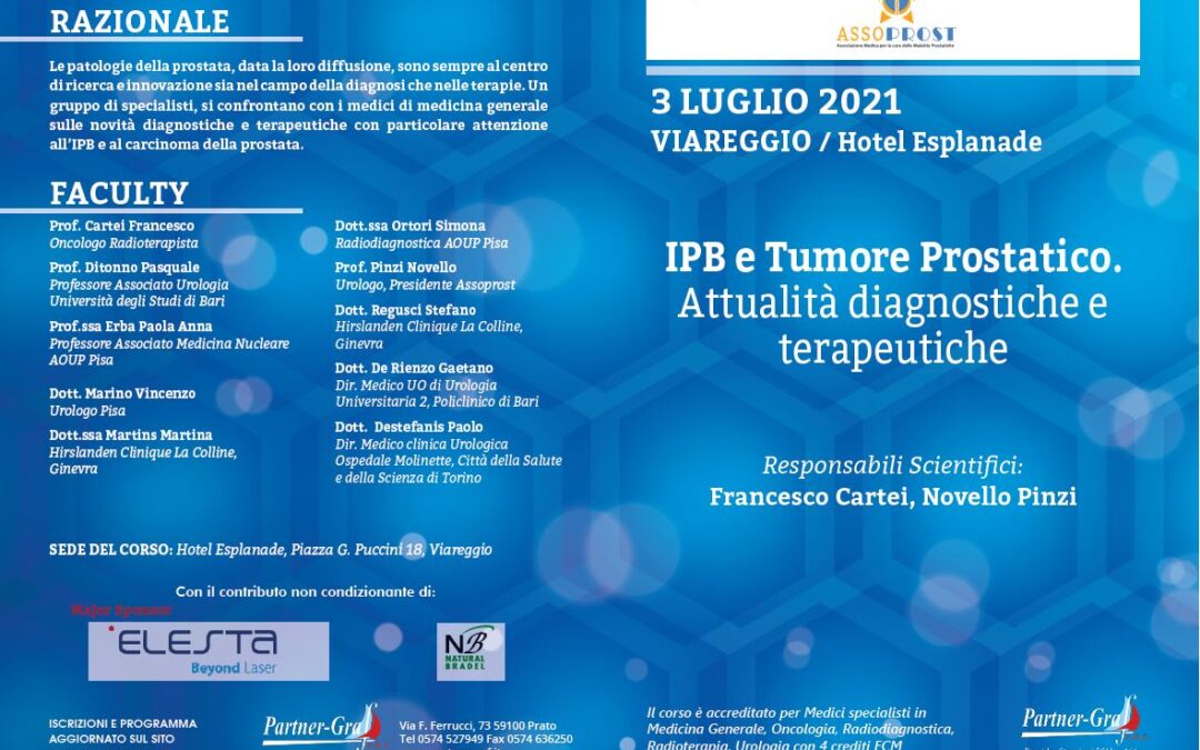 IPB e Tumore Prostatico: Attualità diagnostiche e terapeutiche